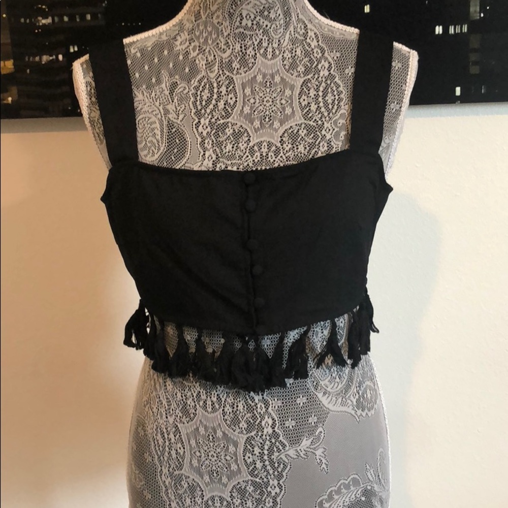 Black Crop Top